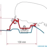 Feste F65/F80 Sprinter > 2006 roofrail 98655-772 1