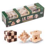 3x Wood Iq Game 2
