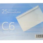 KONVOLUTTER C6 SELVKL 25 PK 2