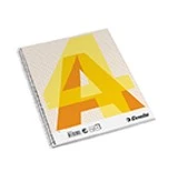 SPRIALBLOKK A4 RUTER 70G/70 ARK